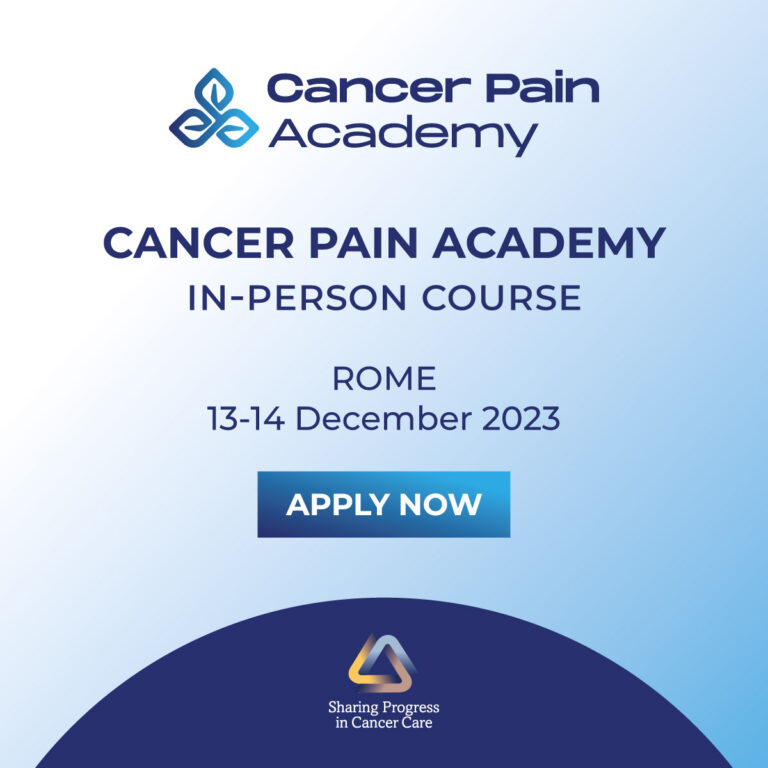Read more about the article Cancer Pain Academy – In Person Course